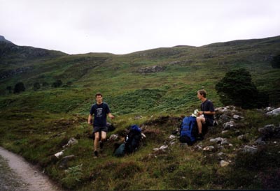 Glen Affric, zatím téměř bez midges