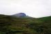 Storr mountains, vpravo Old Man of Storr