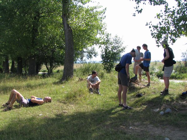 Odpočinek u rozvalin