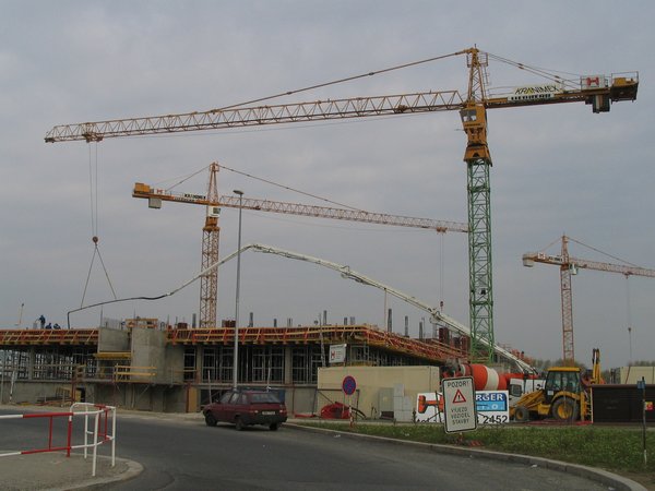Zajímavá betonáž na Zličíně