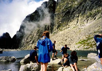 Nižné Wahlenbergovo pleso potřetí po 30 sekundách