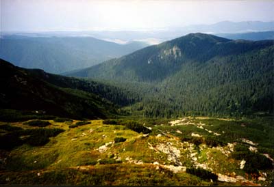 Holica a Ždiarska dolina zpod Bartkové